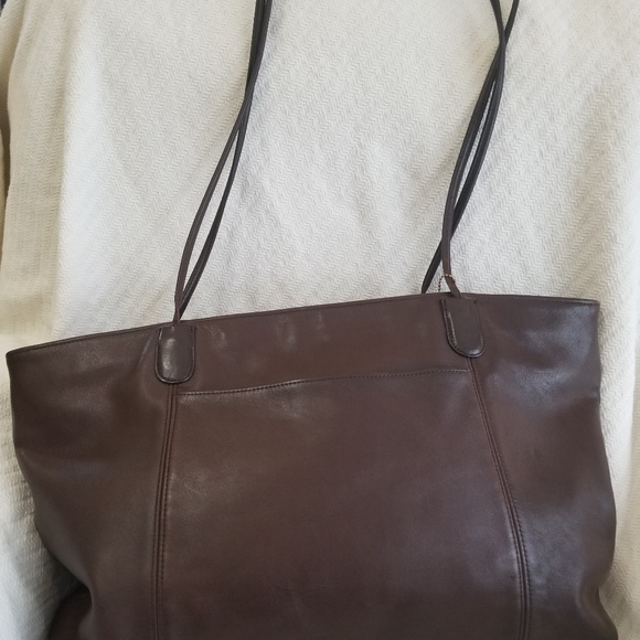 Large Brown Coach Vintage Bag - Picture 3 of 6